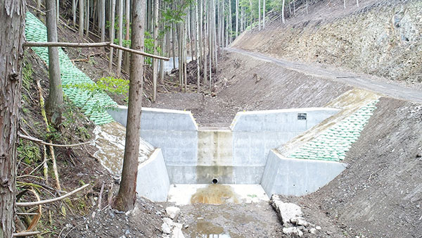 黒森沢復旧治山工事2