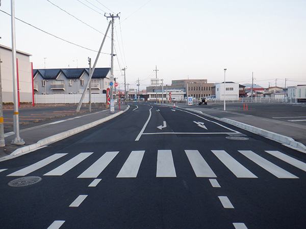 七窪蛇田線舗装1