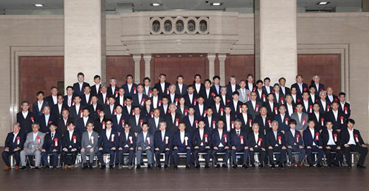 令和8年宮城県建設工事表彰式集合写真
